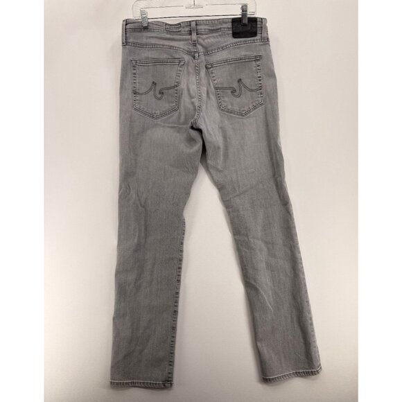 AG Adriano Goldschmied Jeans Mens 33x32 Everett Denim Gray Straight Slim - Picture 2 of 9